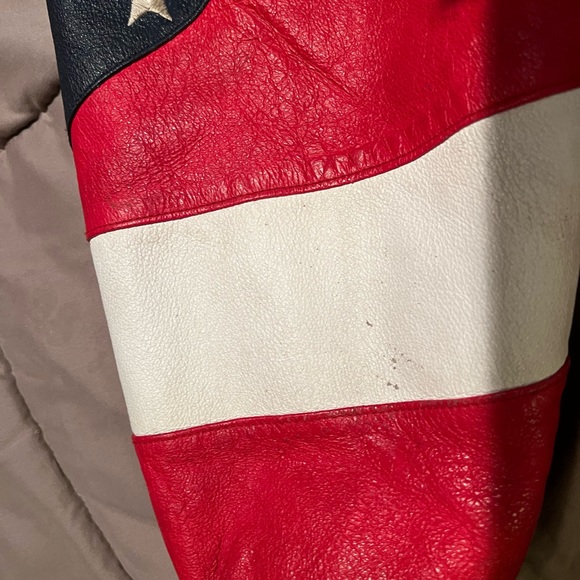 Vintage American flag leather - Picture 10 of 10